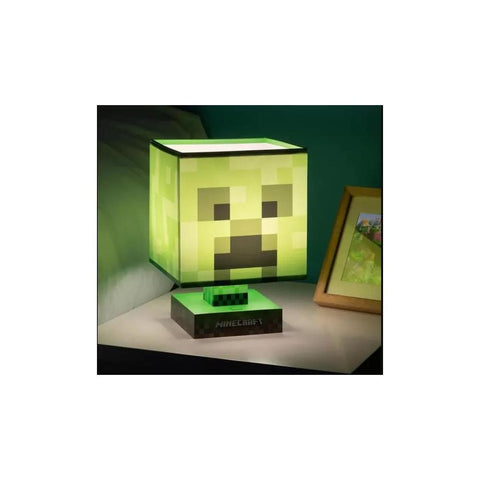 Paladone Minecraft Creeper Lámpara y Cargador USB - Merchandising Oficial de Minecraft
