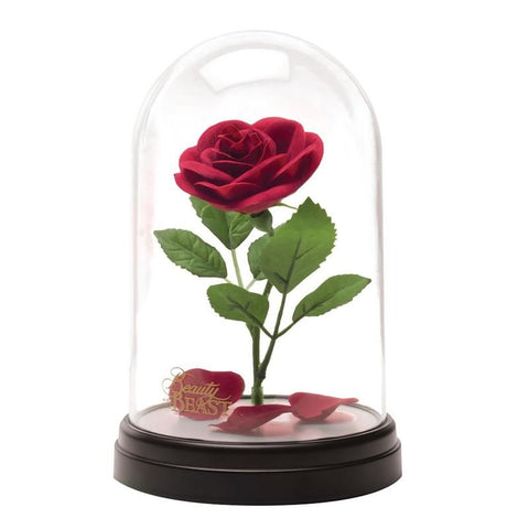 Paladone - Disney La Bella y la Bestia Luz de Rosa Encantada, Alimentada por USB, con Función de Encendido/Apagado Táctil, Producto Oficial de 20cm de Altura