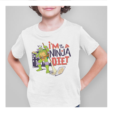 Playera Niño Tortugas Ninja - Ninja Diet