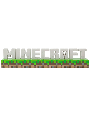 Lampara logotipo Minecraft