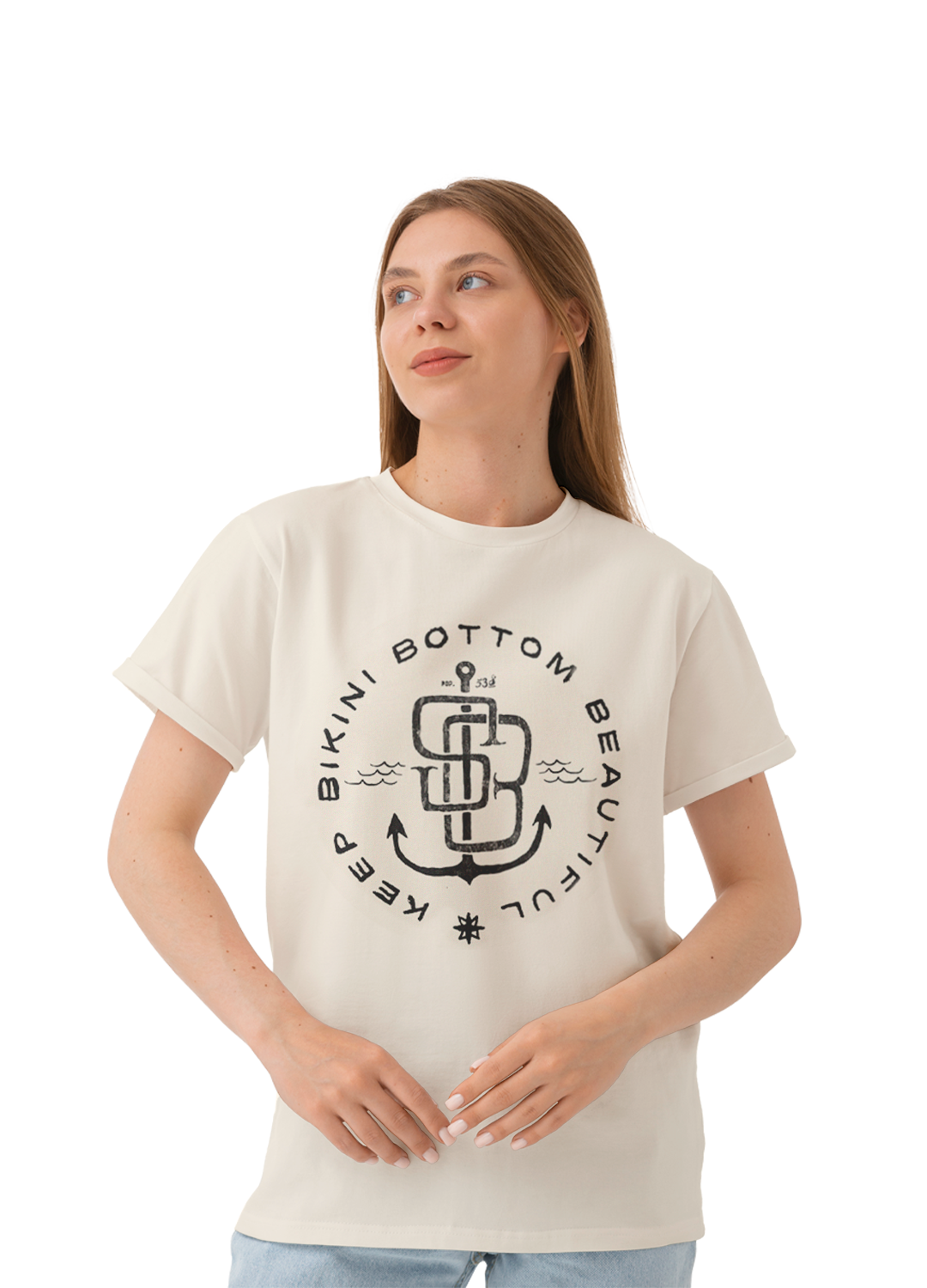 Playera Bob Esponja Hombre Mujer Arena Keep Bikini - Fan Army