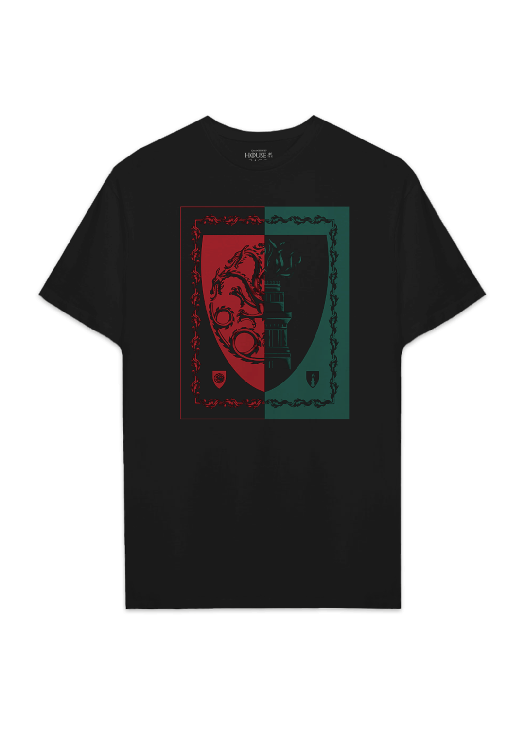 Playera House of the Dragon Black vs Green - Fan Army
