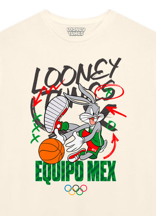 Playera Looney Tunes x Equipo MEX Basketball