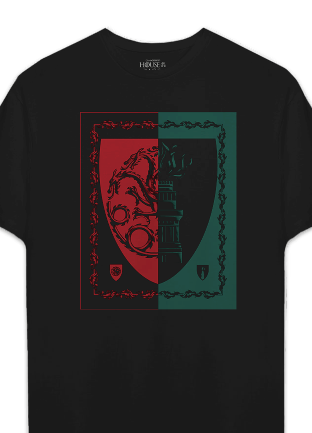 Playera House of the Dragon Black vs Green - Fan Army
