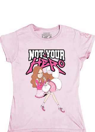 Playera Niña Mi Villano Favorito Not you Hero