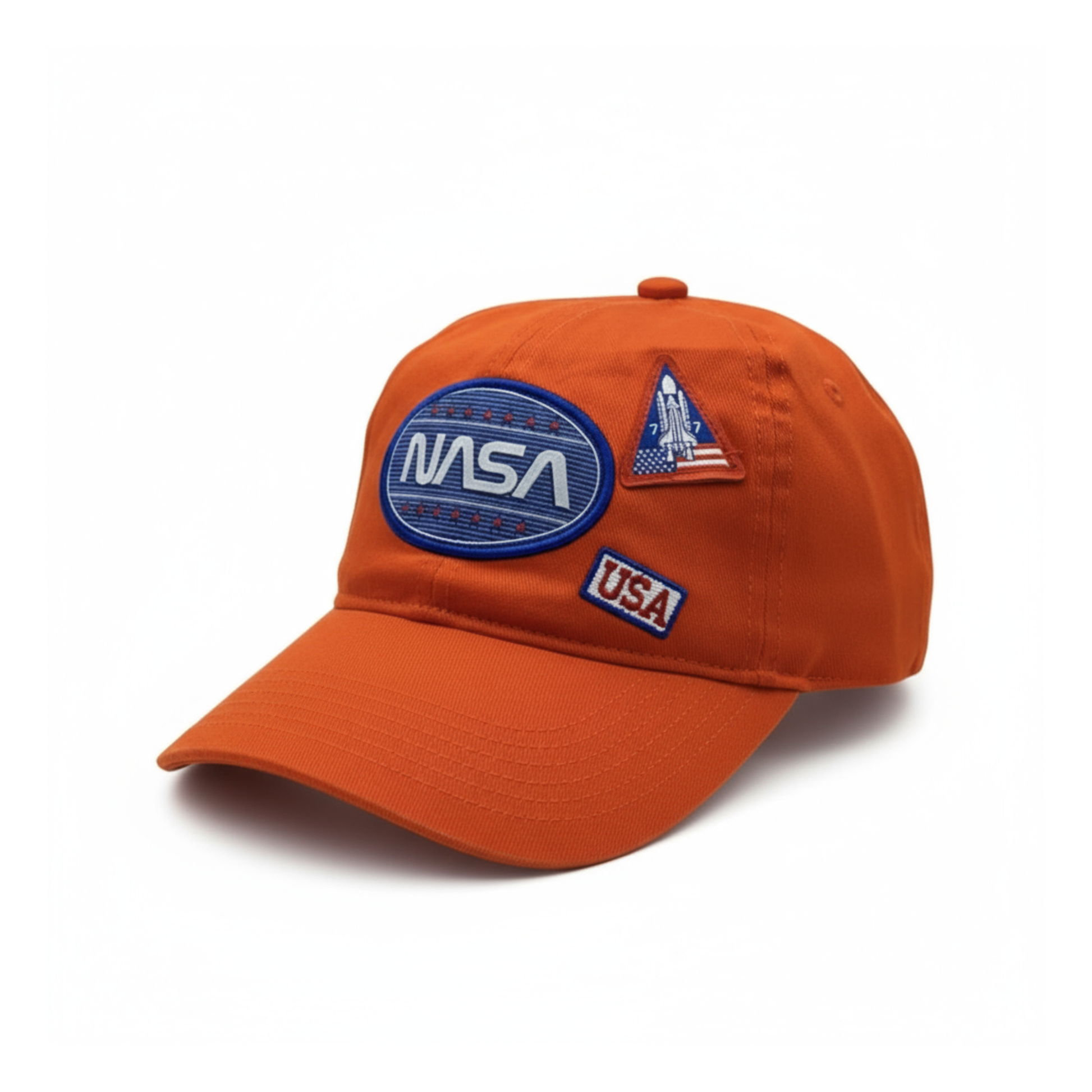 Gorra Logo NASA Naranja Niños - Fan Army