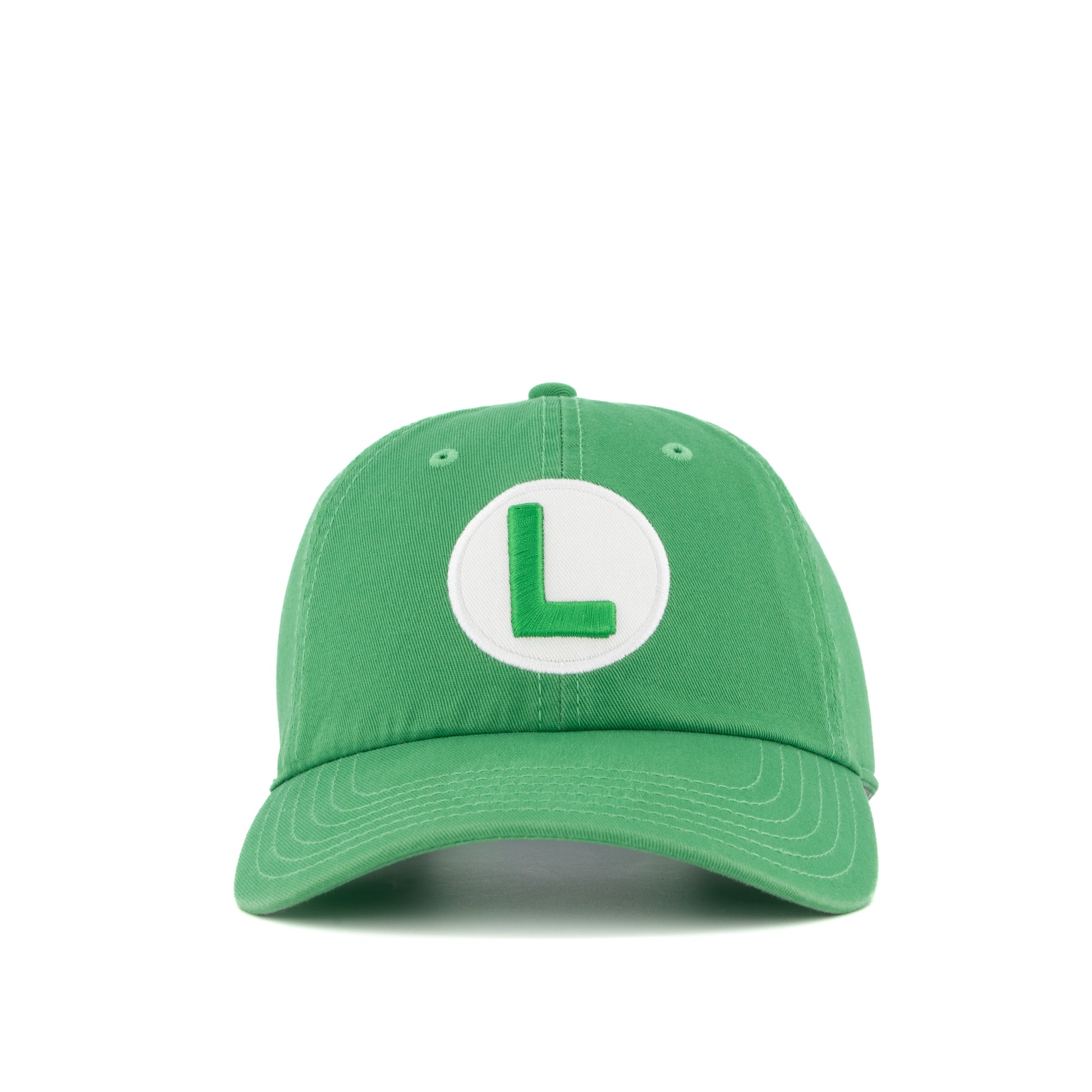 Gorra Curva Luigi "L" verde Super Mario Bros - Fan Army
