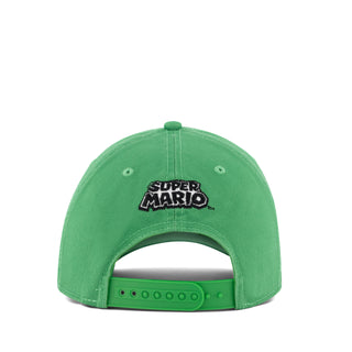 Gorra Curva Luigi "L" verde Super Mario Bros