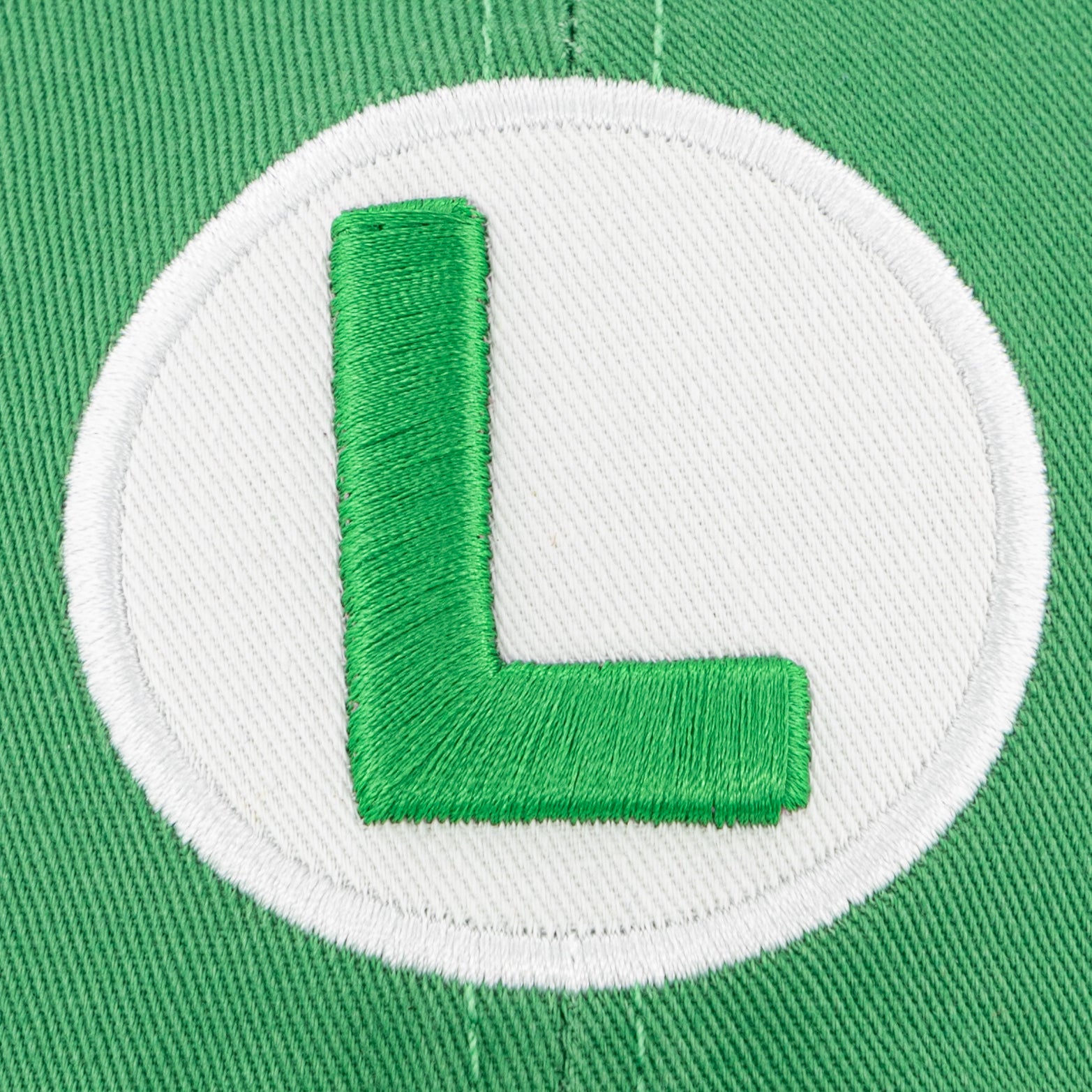 Gorra Curva Luigi "L" verde Super Mario Bros - Fan Army