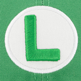Gorra Curva Luigi "L" verde Super Mario Bros