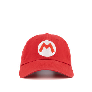 Super Mario Gorra Curva "M" Roja Mario Bros Clasica Bioworld - Fan Army