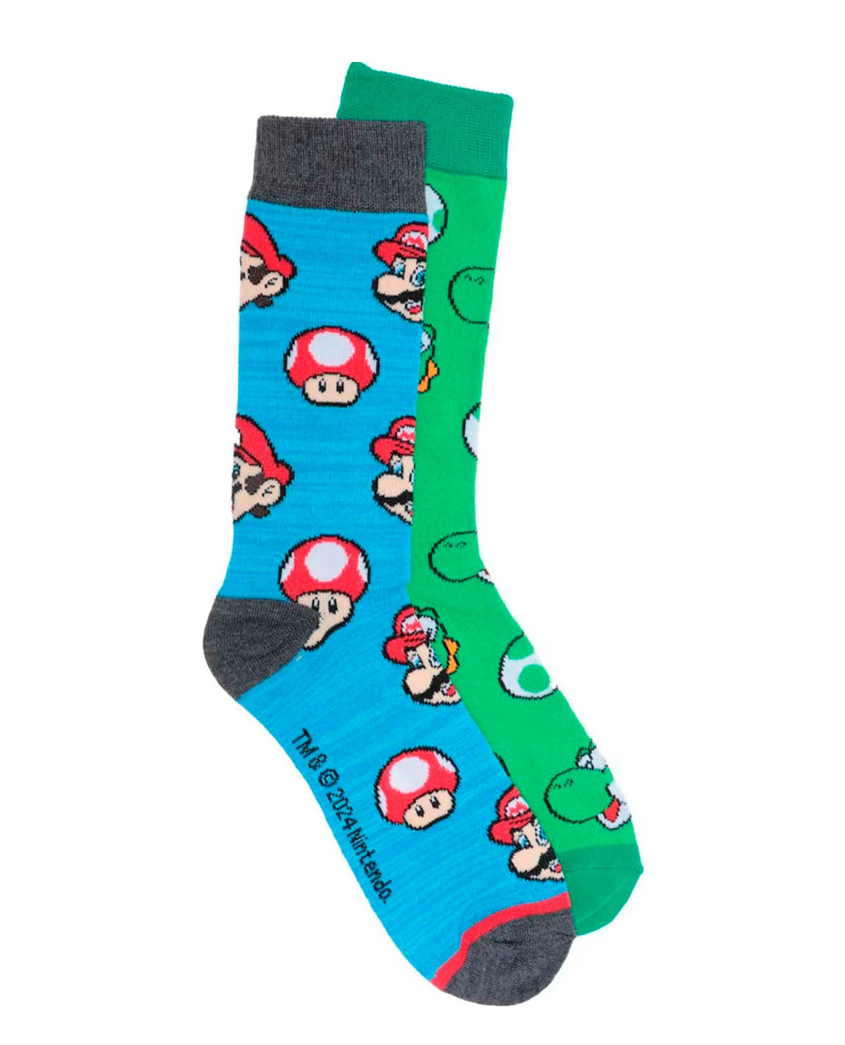 Pack de Calcetas crew Nintendo Personajes Super Mario - Fan Army