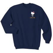 Sudadera Hello Kitty Hombre Mujer Azul Marino Cute Kisses - Fan Army