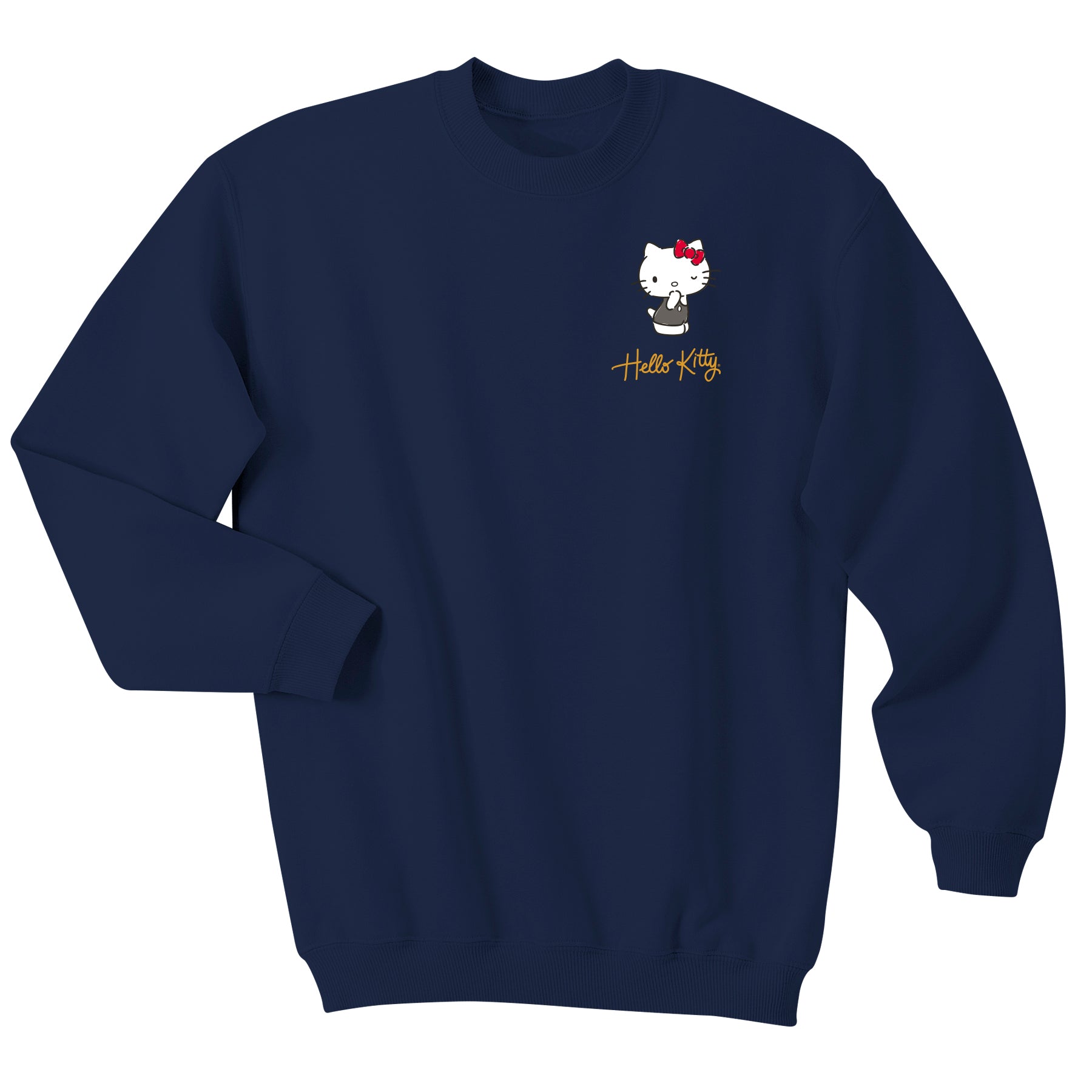 Sudadera Hello Kitty Hombre Mujer Azul Marino Cute Kisses - Fan Army