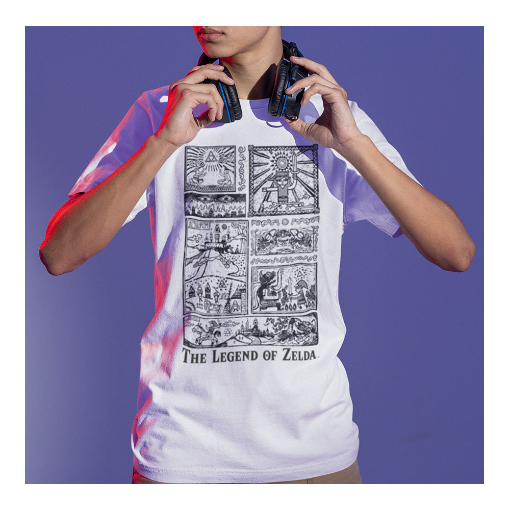 Playera para Hombre Zelda Historia de Link - Fan Army