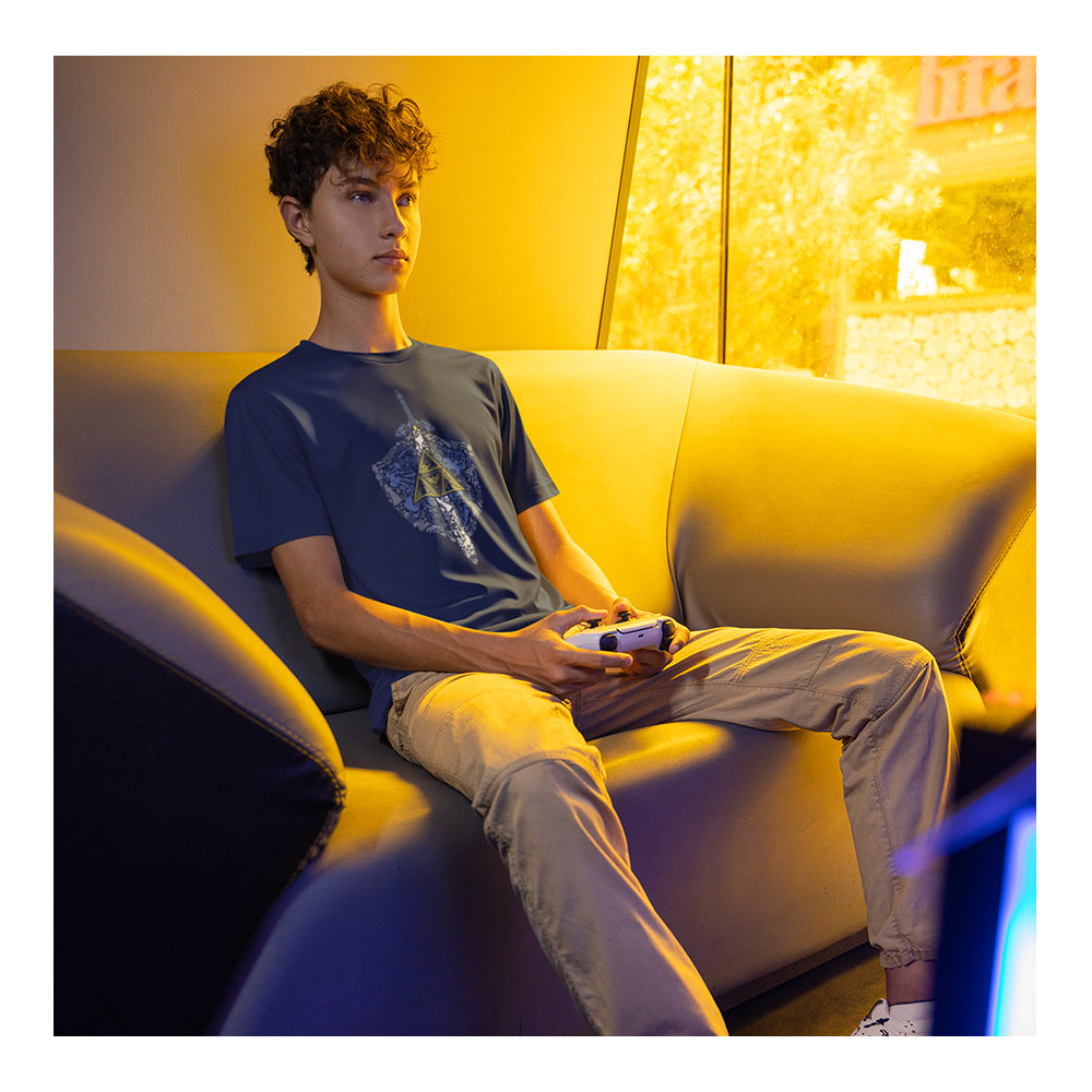 Playera para Hombre Zelda diseño Escudo y Espada - Fan Army