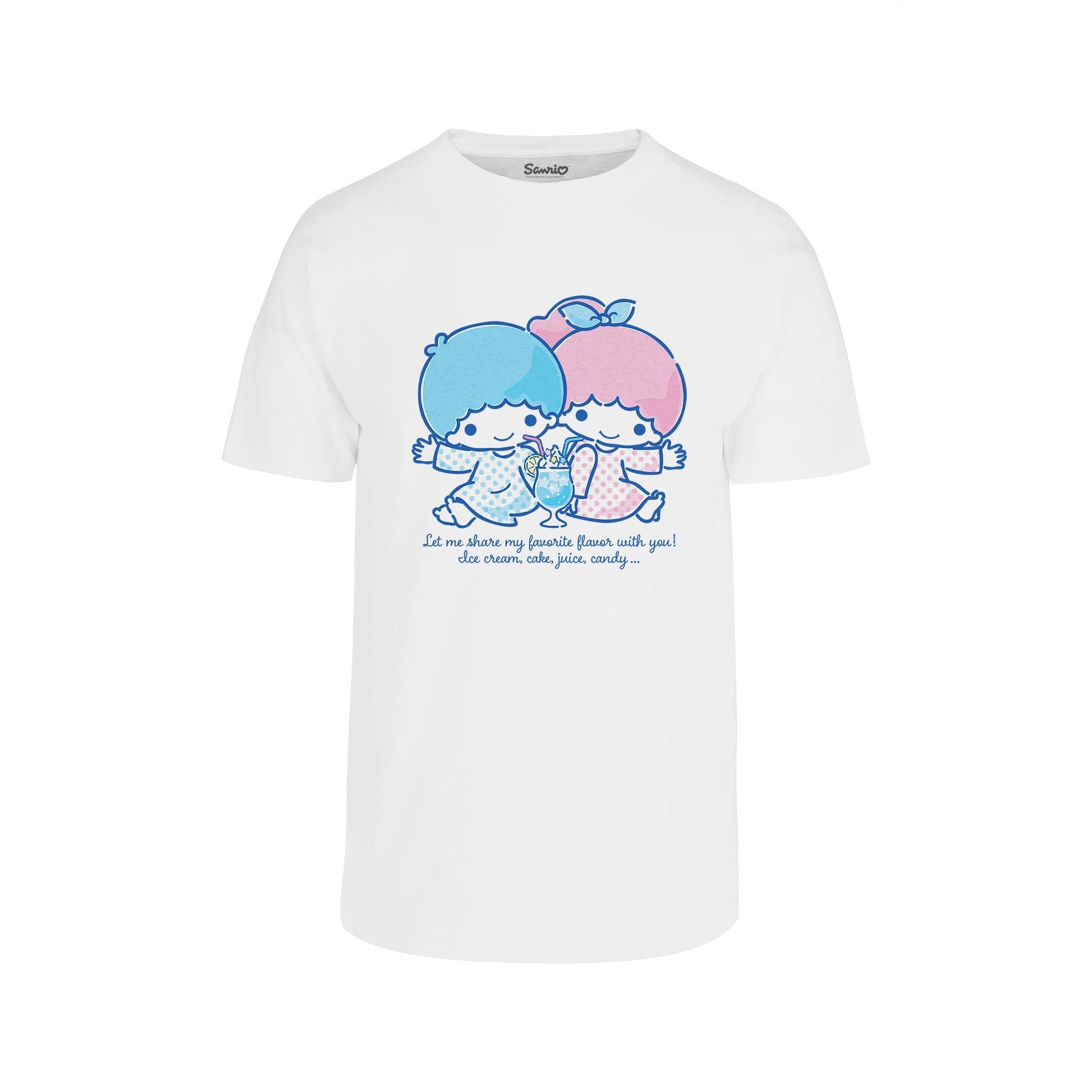 Playera Little Twin Stars Hombre Mujer Blanco Flour - Fan Army