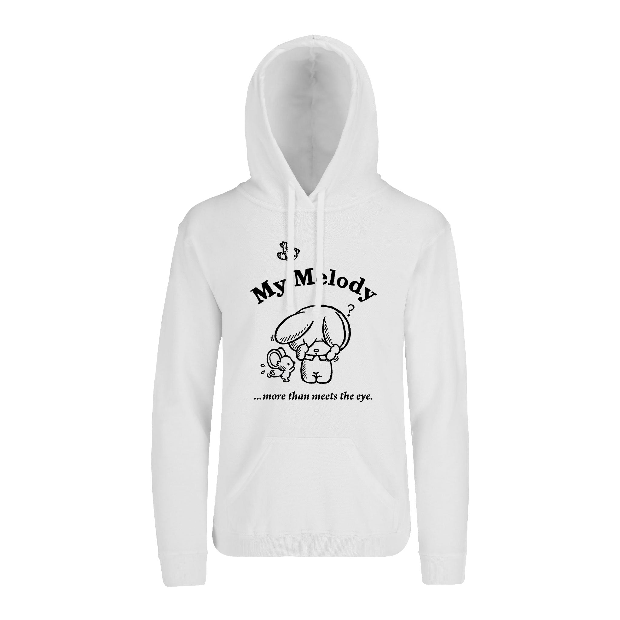 Hoodie My Melody Hombre Mujer Blanco More than - Fan Army