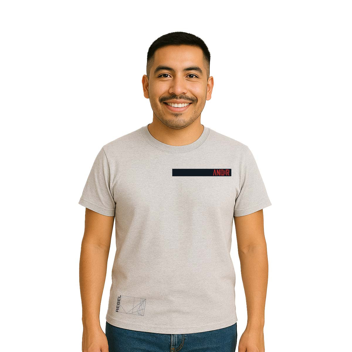 Playera Rebel Unisex de Star Wars Andor Original Algodón - Fan Army