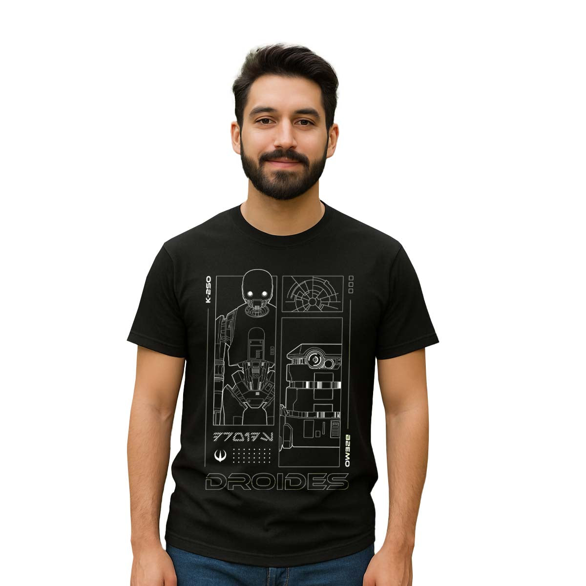 Playera Droides Unisex de Star Wars Andor Original Algodón - Fan Army