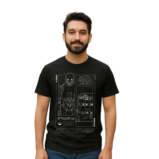 Playera Droides Unisex de Star Wars Andor Original Algodón