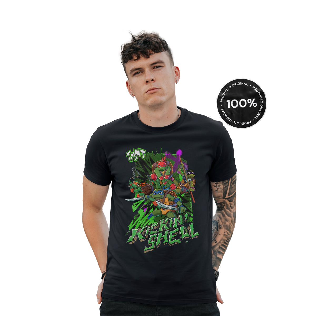 Playera Tales of TMNT Kicking Shell - Fan Army