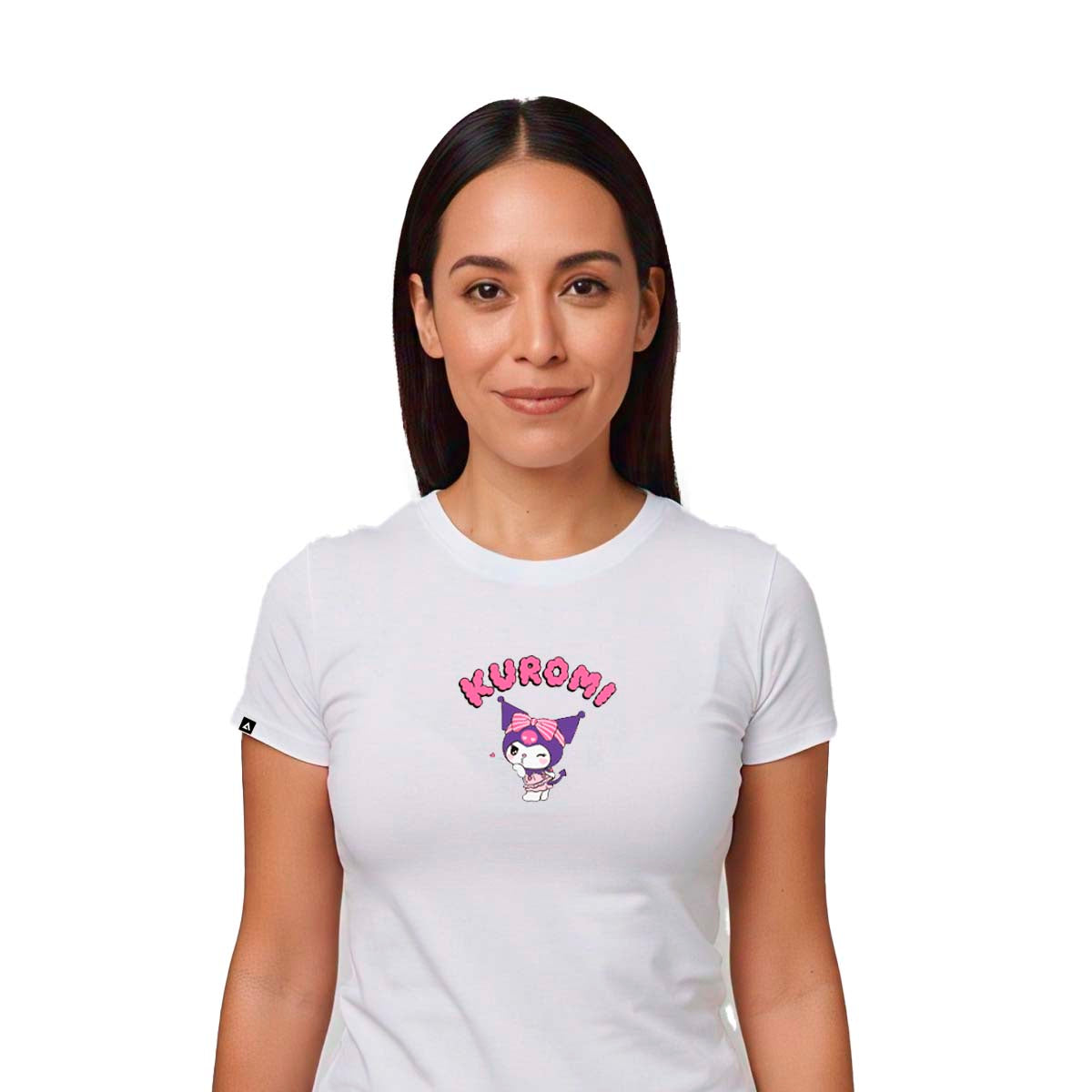 Playera Hombre Mujer Blanco Kuromi Just Chilling - Fan Army