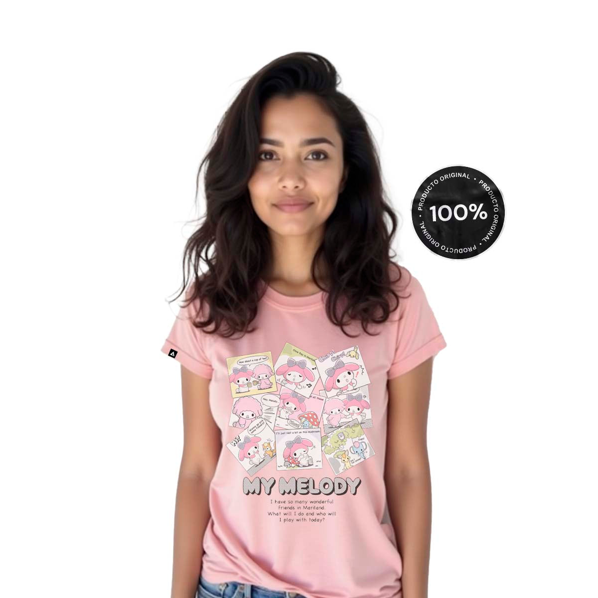 Playera Hombre Mujer Rosa My Melody Mariland - Fan Army