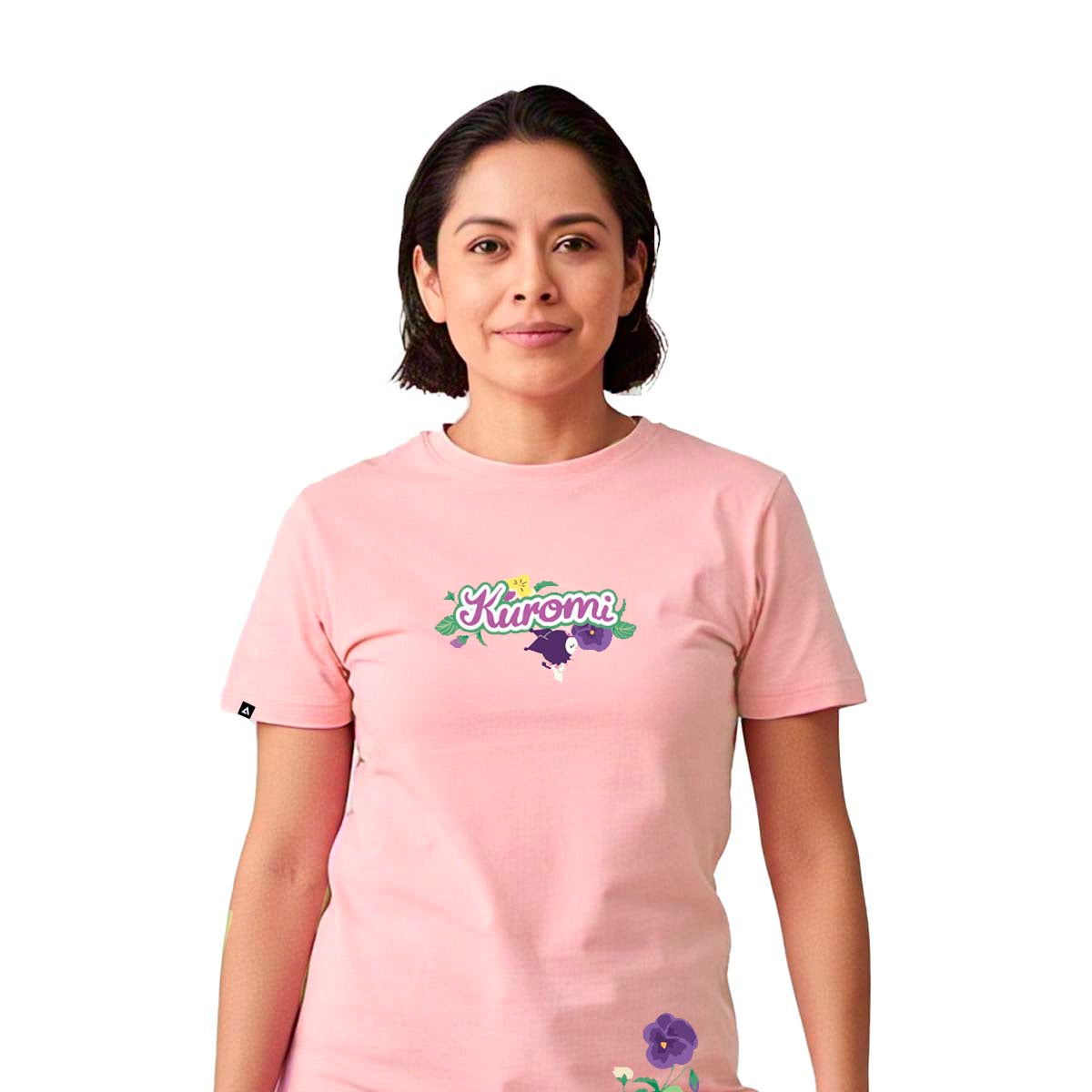 Playera Hombre Mujer Rosa Kuromi Flowers - Fan Army