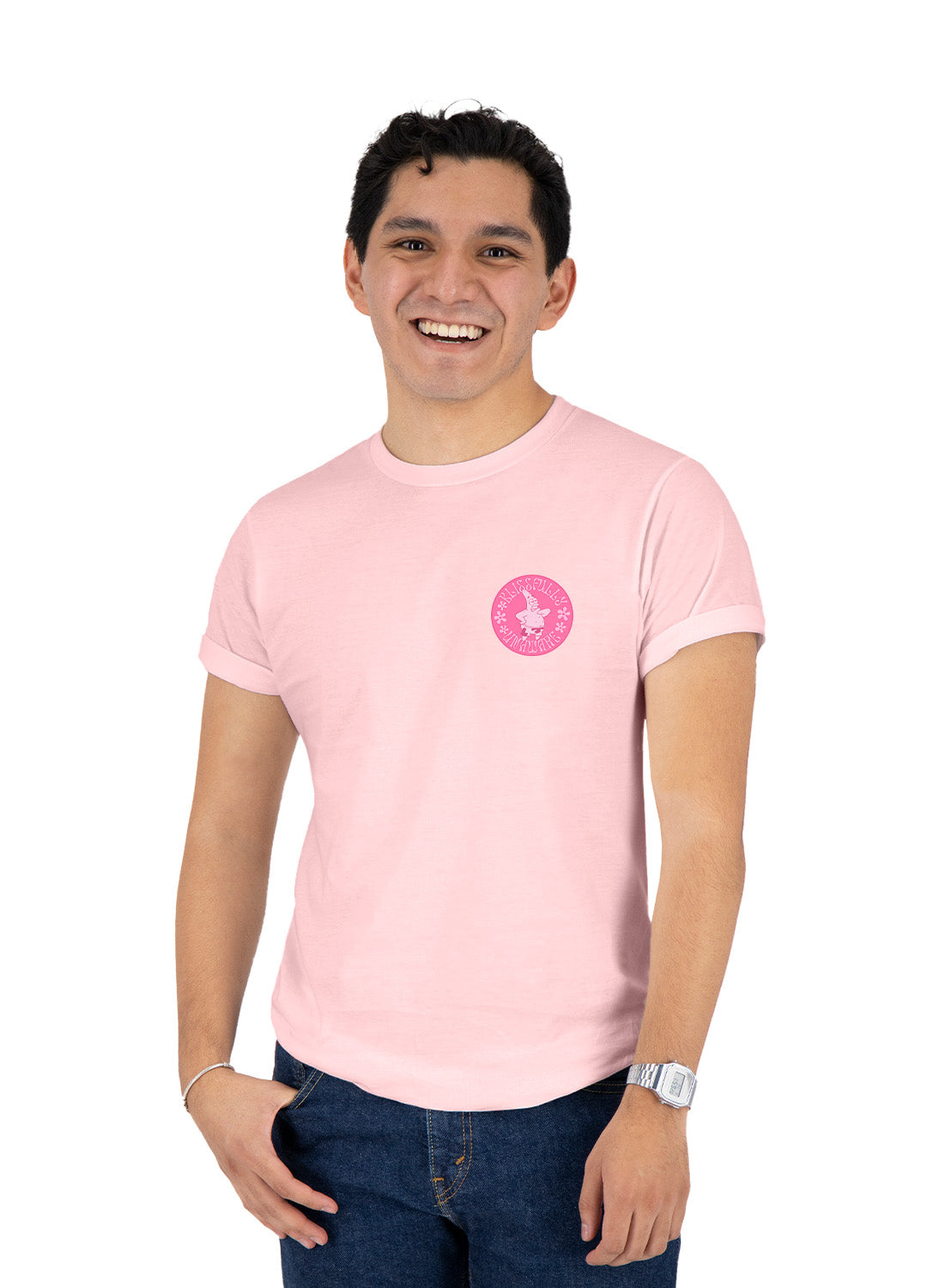 Playera Bob Esponja Hombre Mujer Rosa Knowledge - Fan Army