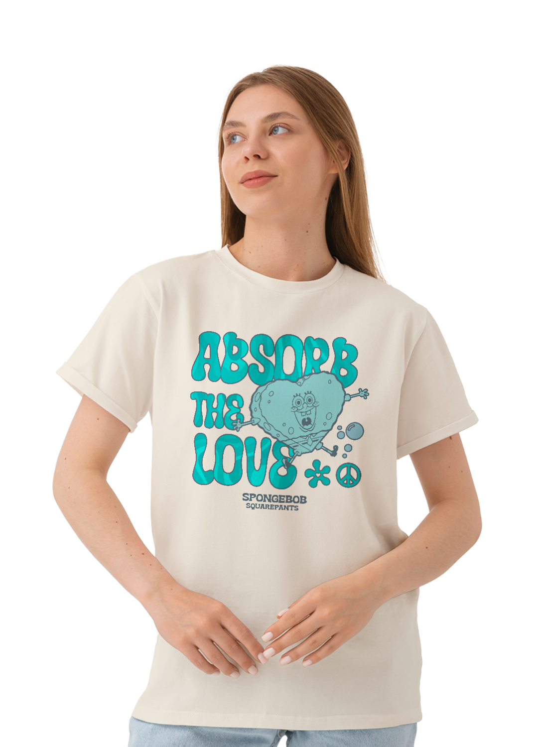 Playera Bob Esponja Hombre Mujer Arena Sponge Heart - Fan Army