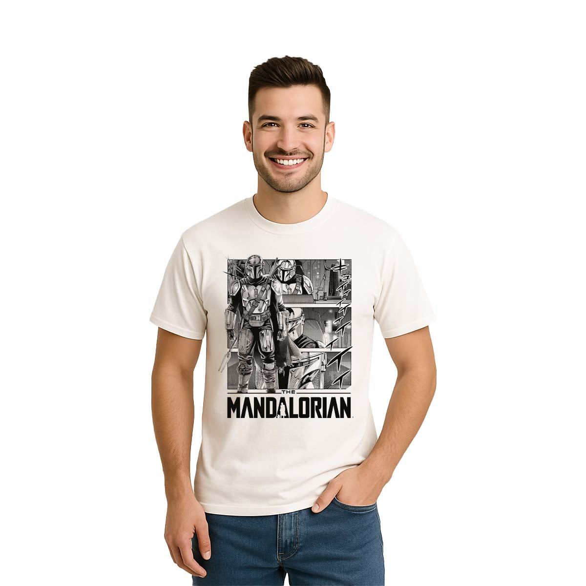 Playera The Mandalorian Unisex Comic Disney - Fan Army