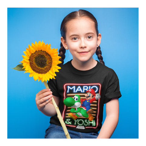 Playera Niña Nintendo - Mario & Yoshi