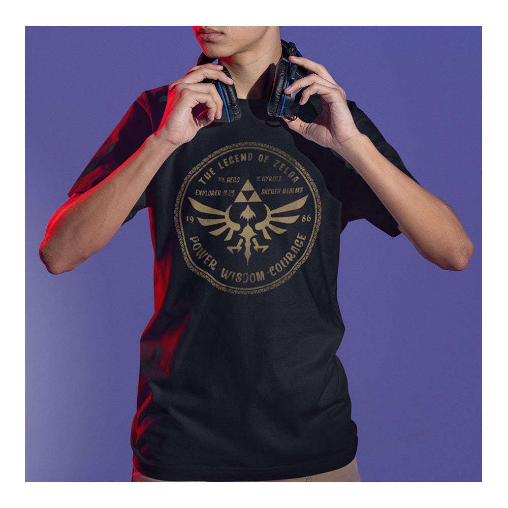 Playera para Hombre Zelda Power Wisdom - Fan Army