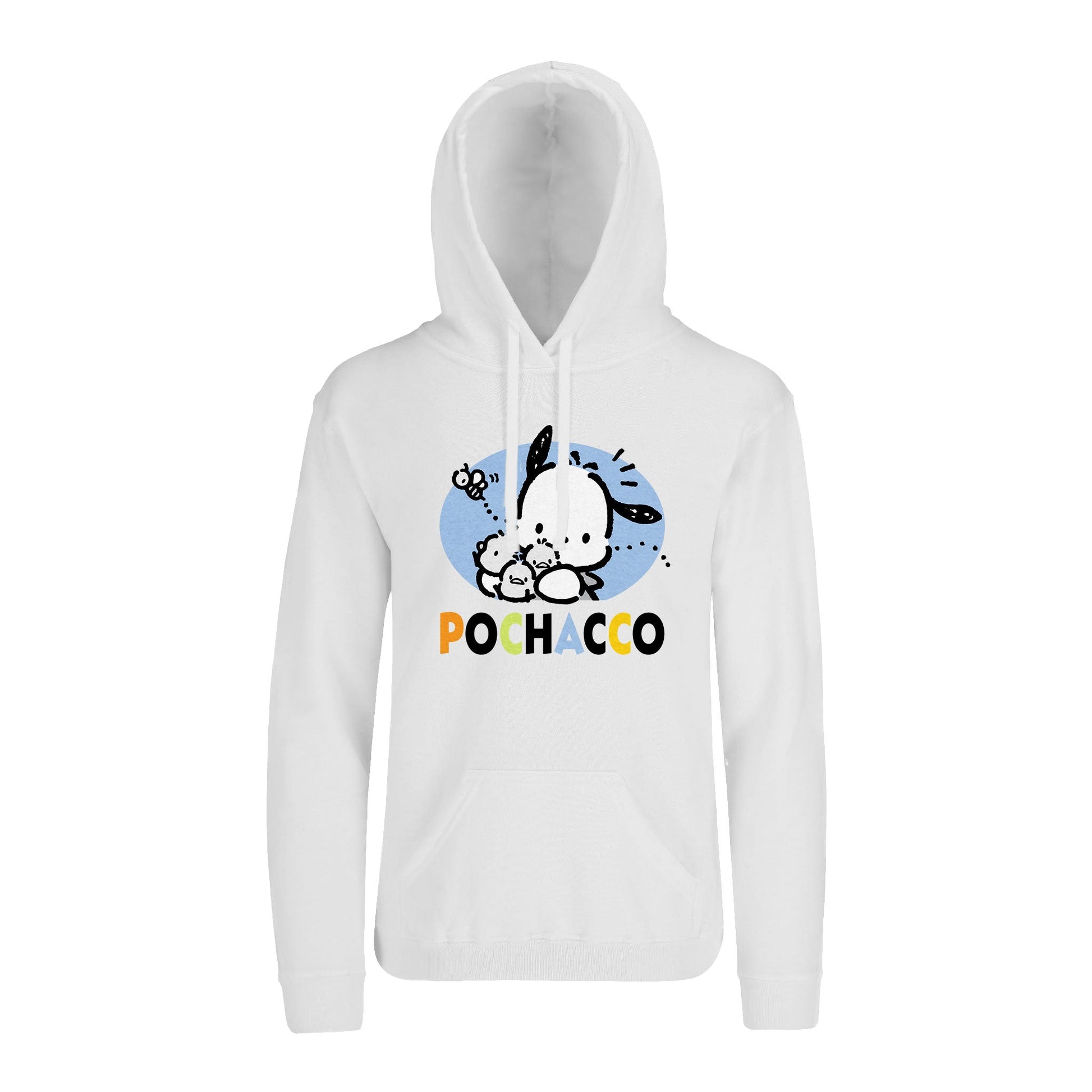 Hoodie Pochacco Hombre Mujer Blanco Bee - Fan Army