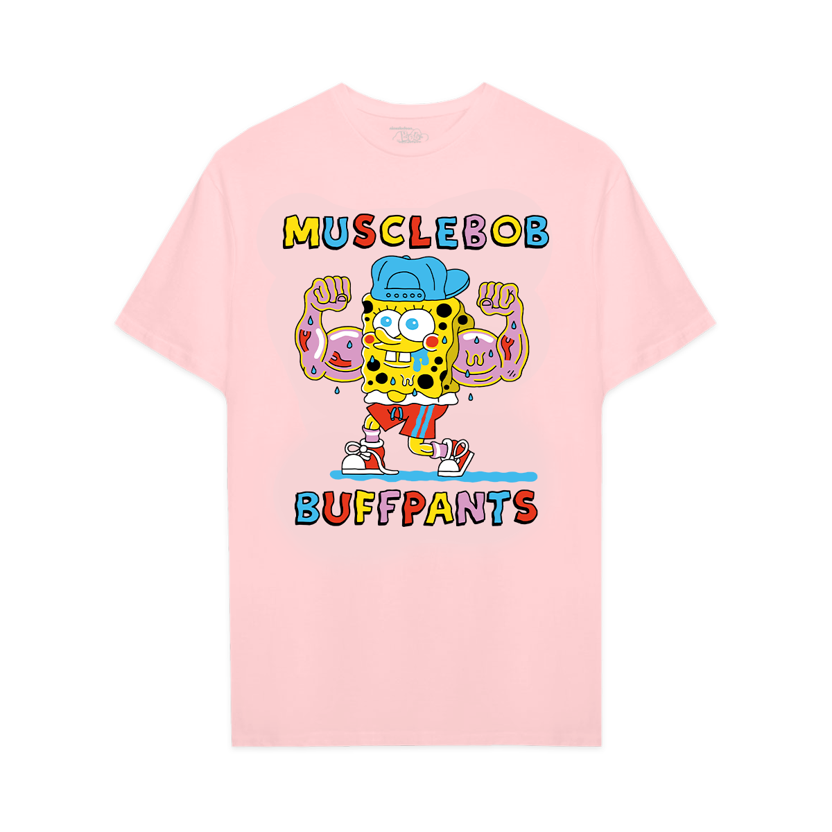 Playera Bob Esponja Hombre Mujer Rosa Krustypants Musclebob - Fan Army
