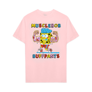 Playera Bob Esponja Hombre Mujer Rosa Krustypants Musclebob - Fan Army