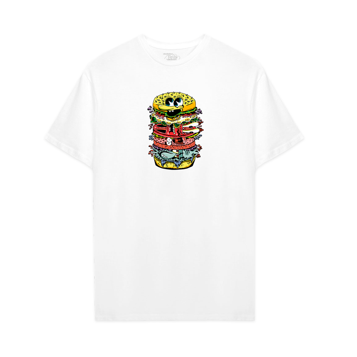 Playera Bob Esponja Hombre Mujer Blanco Krustypants Cangreburger - Fan Army