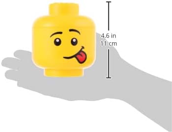 LEGO Storage - Mini Cabeza para Almacenar y Apilar - Diseño Silly Bobo