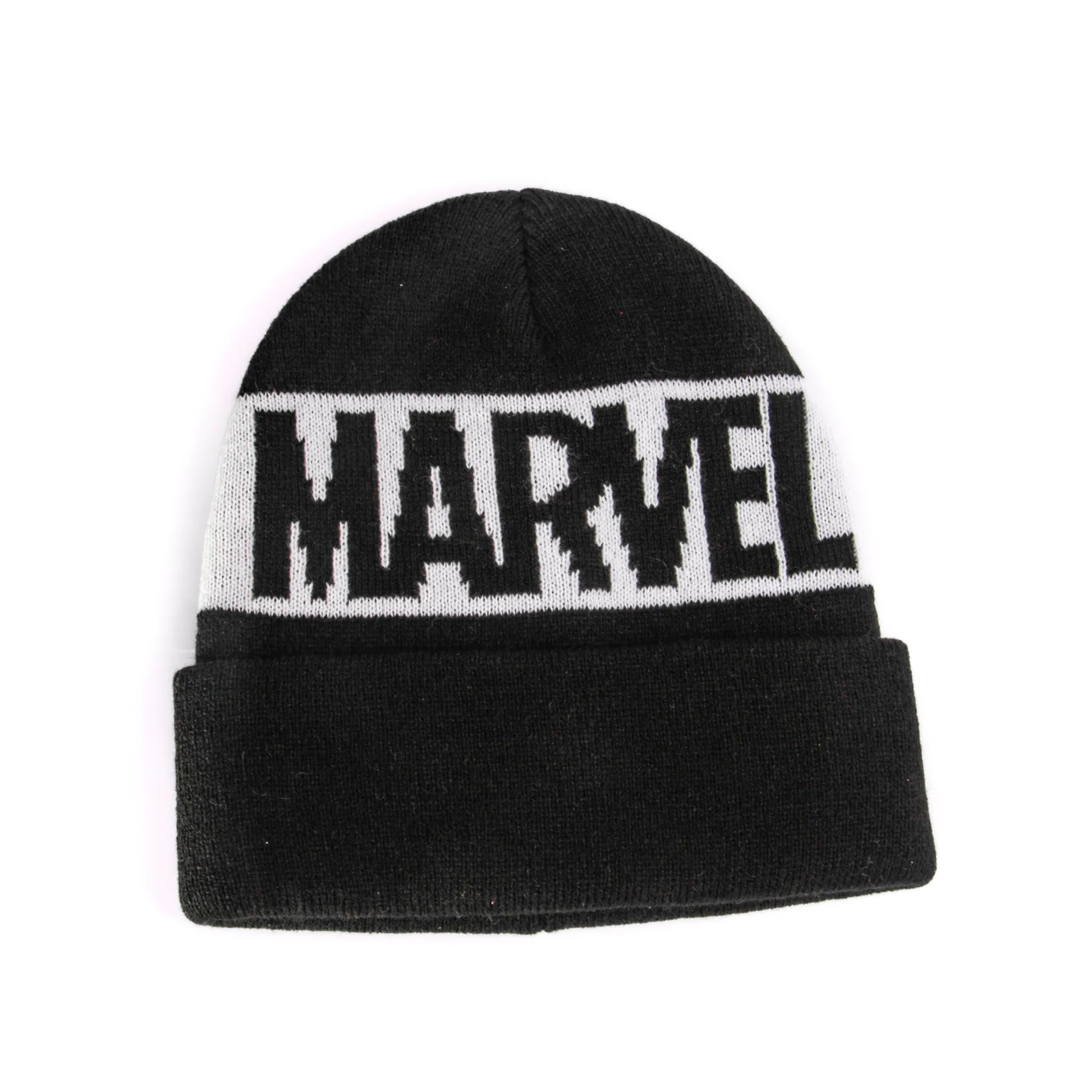 Beanie Marvel Blanco y Negro - Fan Army