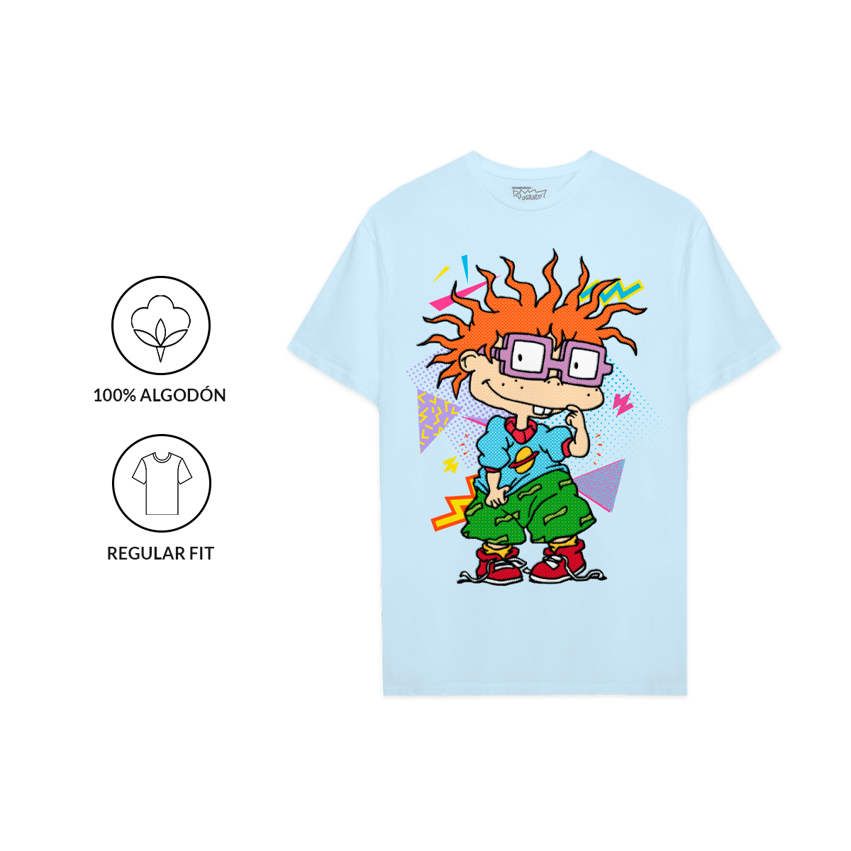 Playera Unisex Rugrats Carlitos - Producto Oficial - Fan Army