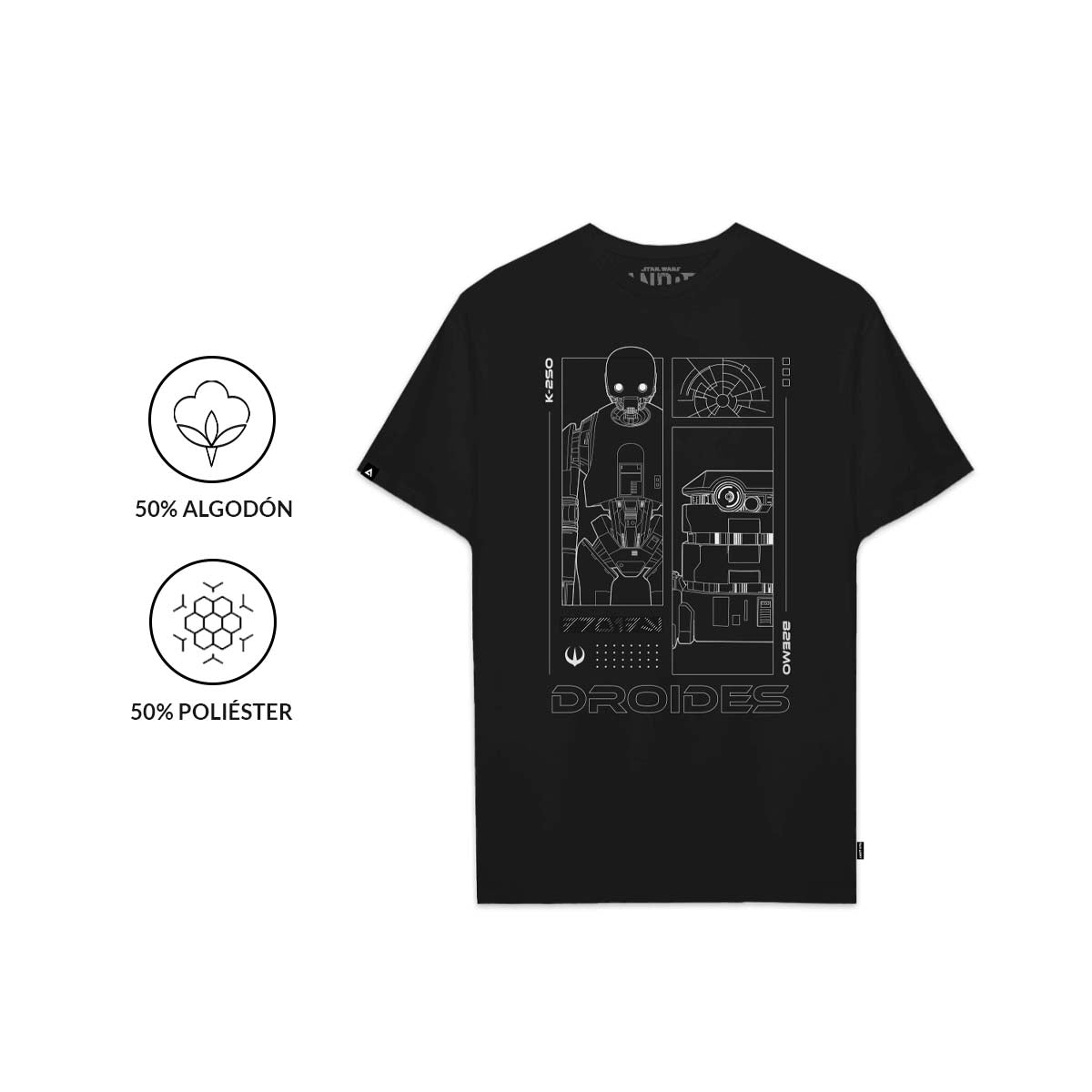 Playera Droides Unisex de Star Wars Andor Original Algodón - Fan Army