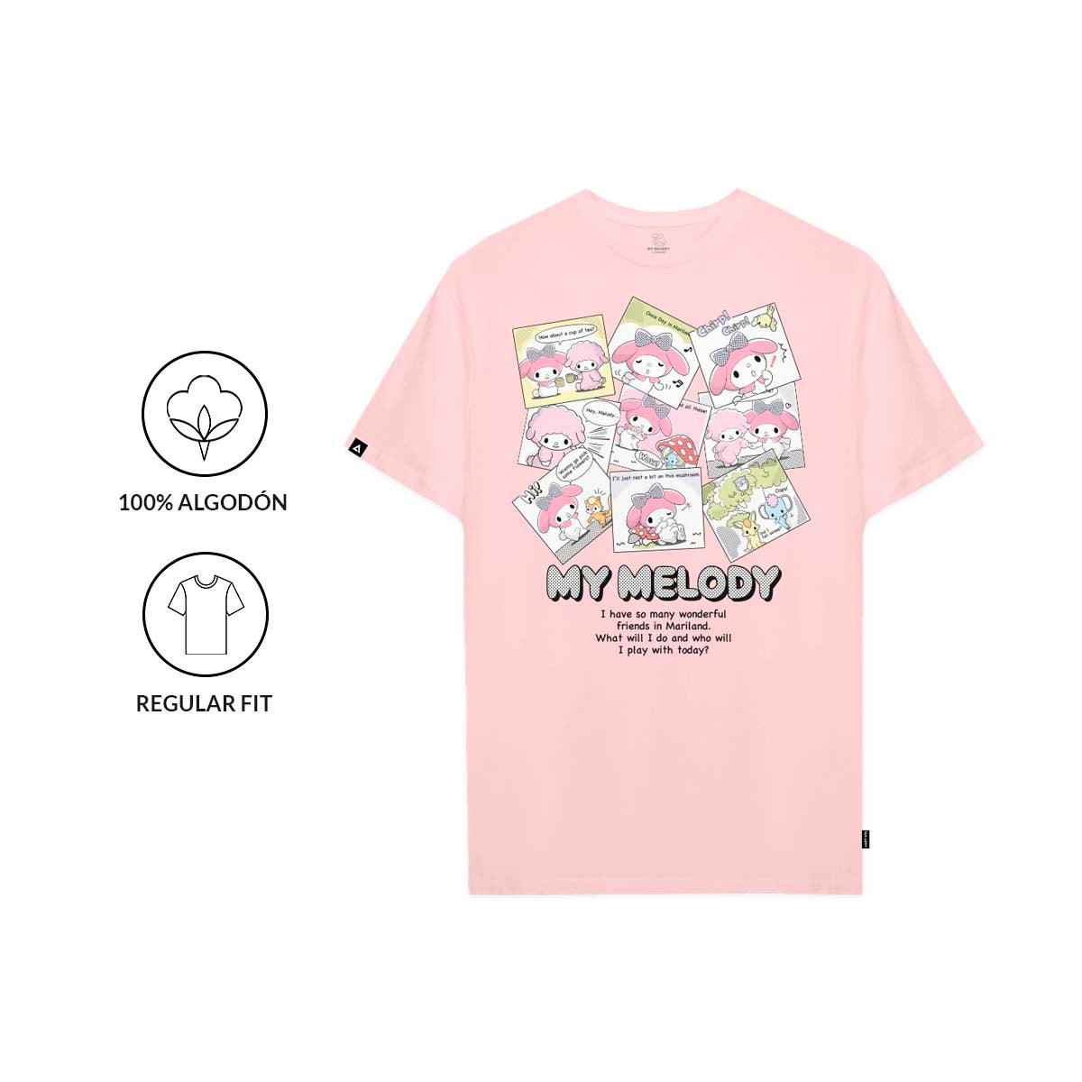 Playera Hombre Mujer Rosa My Melody Mariland - Fan Army