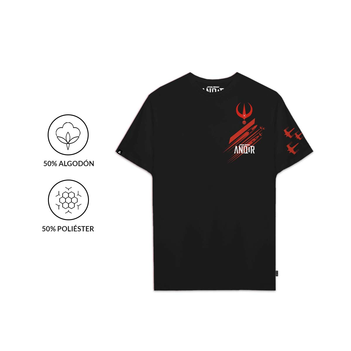 Playera Rebeliones Unisex de Star Wars Andor Original Algodón - Fan Army