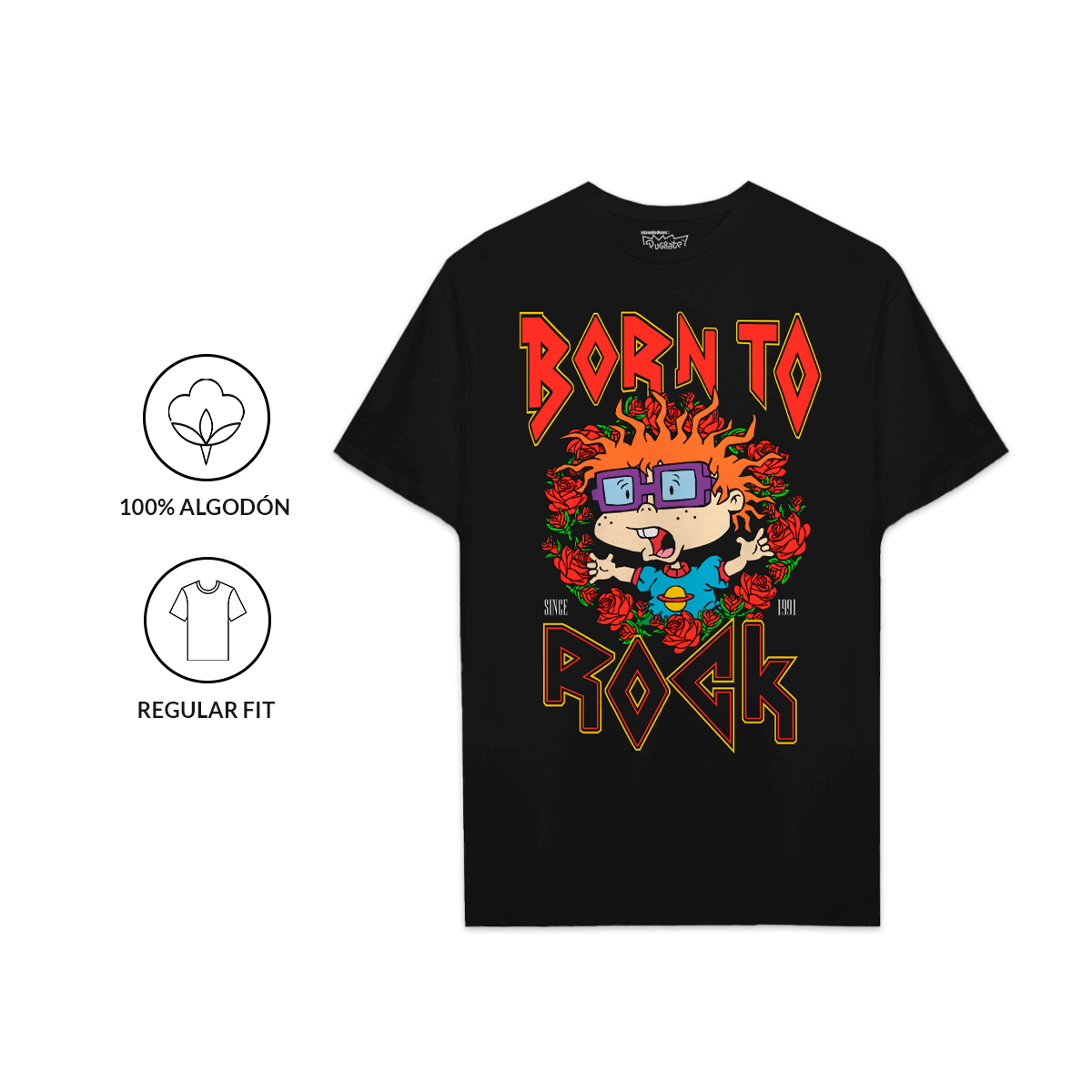 Playera Rugrats Born to Rock - Fan Army
