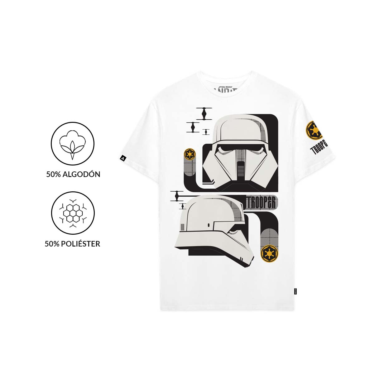 Playera Trooper Unisex de Star Wars Andor Original Algodón - Fan Army