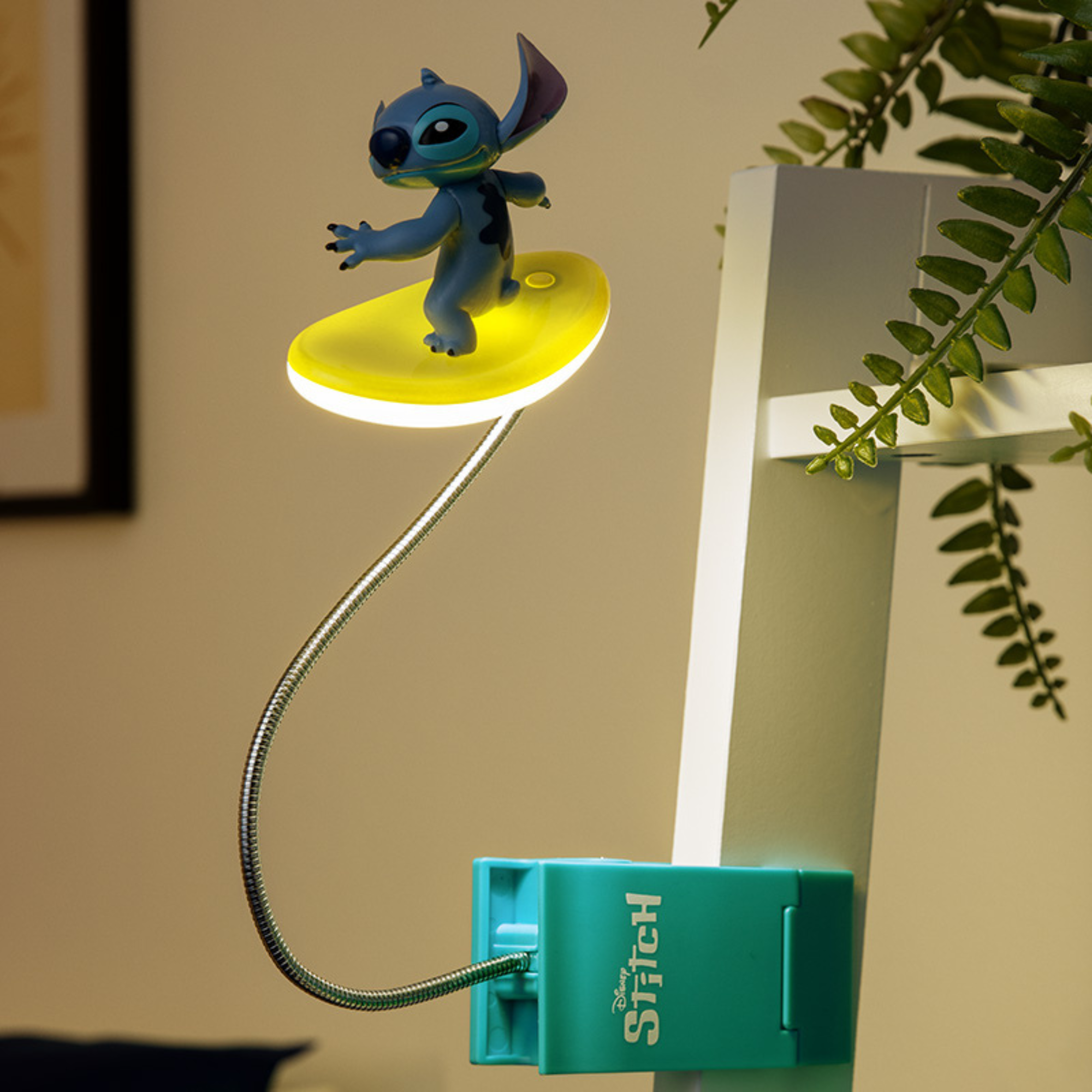 Lámpara Clip Stitch Surfing LED Luz para Lectura Flexible