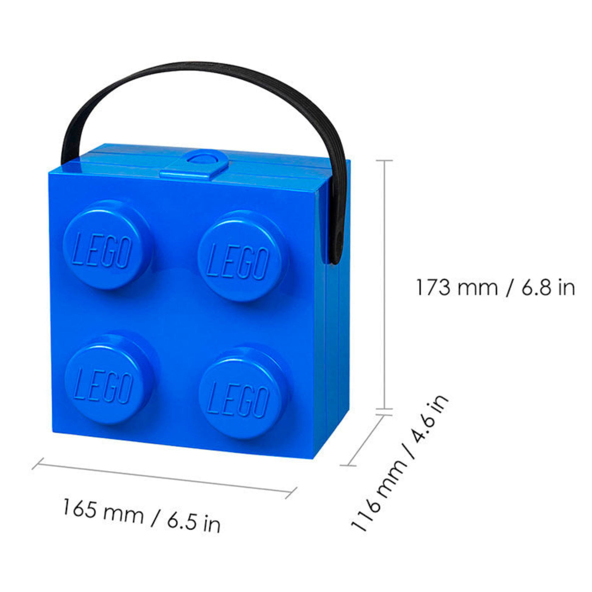 LEGO Lonchera con Asas de Niños para Alimentos y Comida - Fan Army