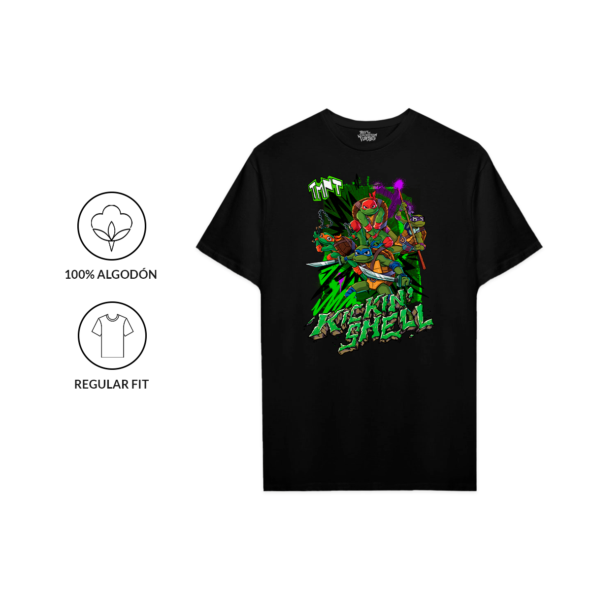 Playera Tales of TMNT Kicking Shell - Fan Army