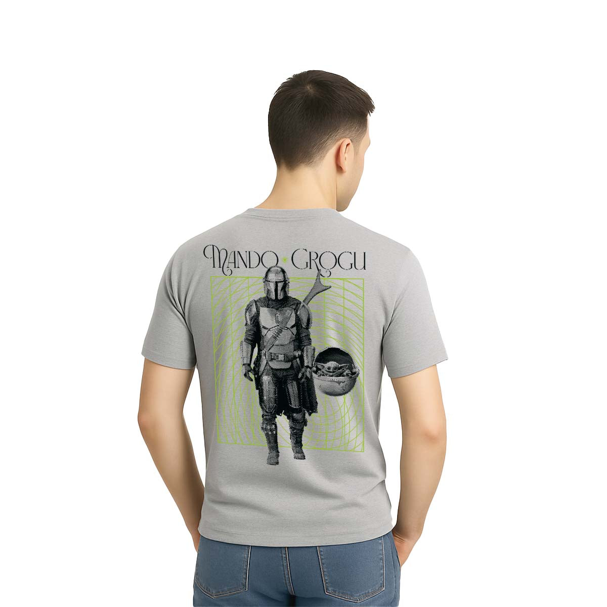 Playera The Mandalorian Unisex Mando & Grogu Disney - Fan Army
